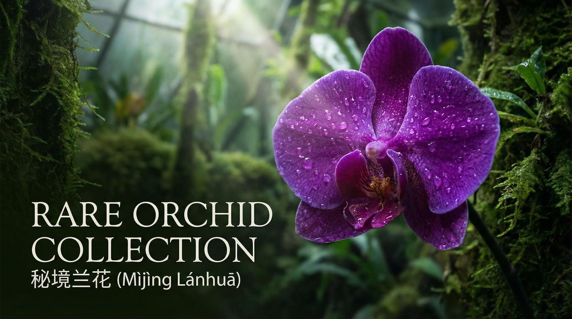 女神视频精选植物视频-秘境兰花植物视频教程